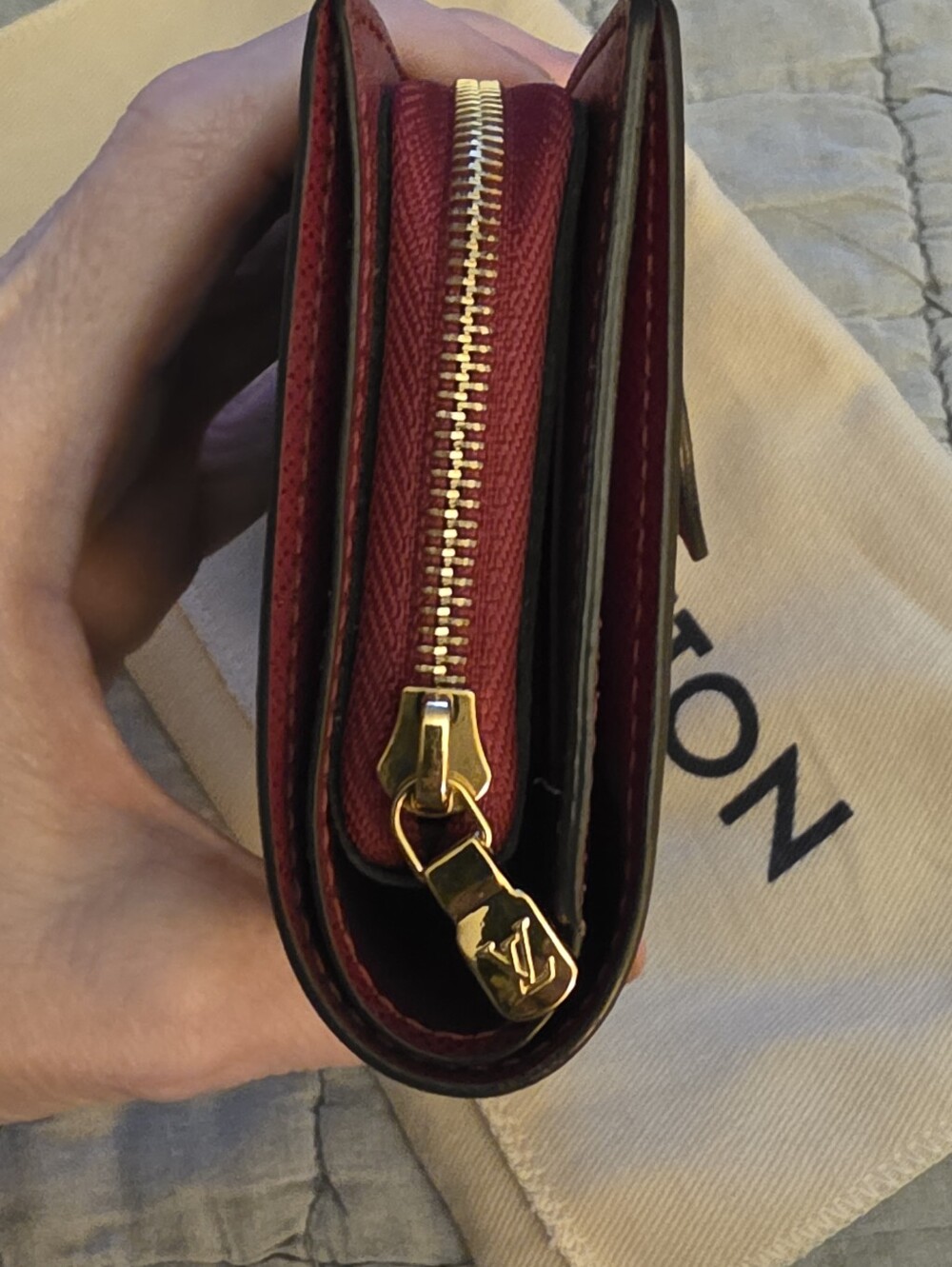 Louis Vuitton 2021 fuchsia and monogram Juliette wallet - Picture 11 of 14